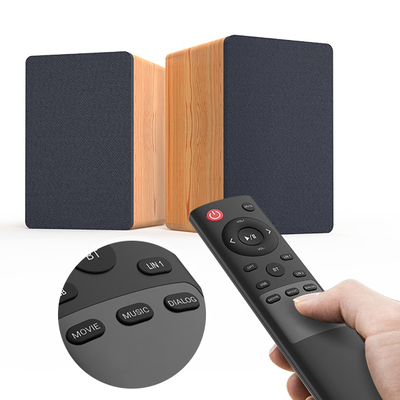 Vofull Hifi Wood Bookshelf Speaker with 4" Bass & 2" Silk Tweeter