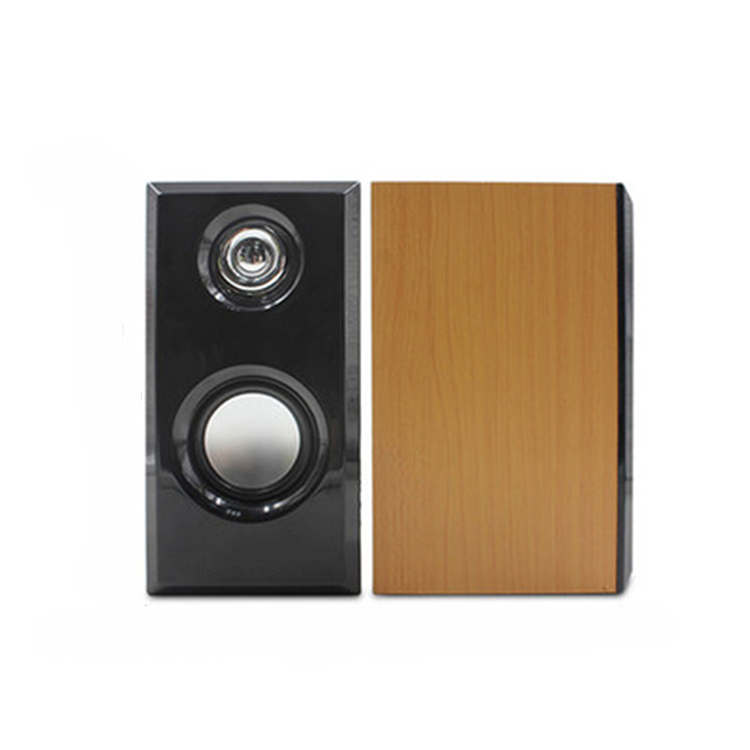 Hi-Fi Active Bookshelf Speaker with 4" Full-Range Driver and 1W Distortion