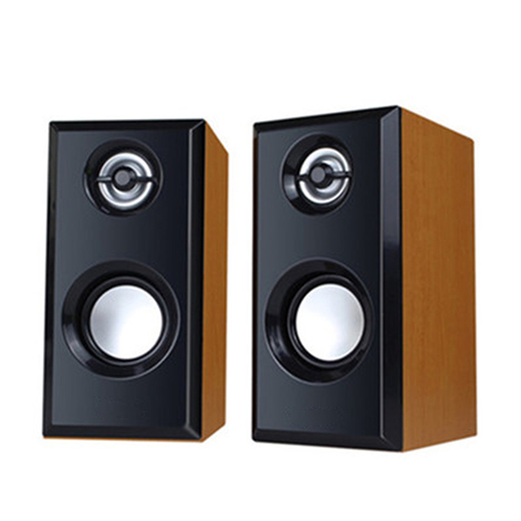 Hi-Fi Active Bookshelf Speaker with 4" Full-Range Driver and 1W Distortion