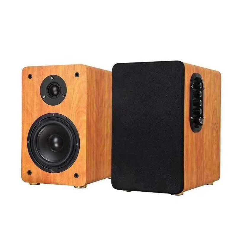 Vofull 100W Bookshelf Speakers with Hi-Res Audio and Deep Bass Response