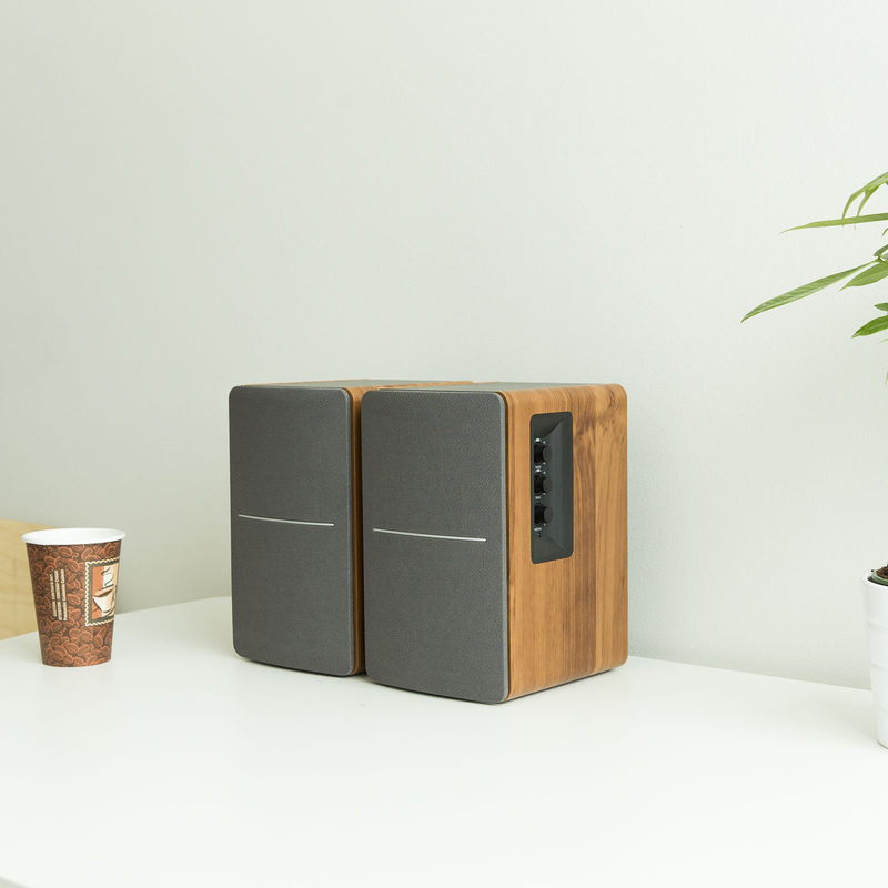 Vofull 100W Bookshelf Speakers with Hi-Res Audio and Deep Bass Response