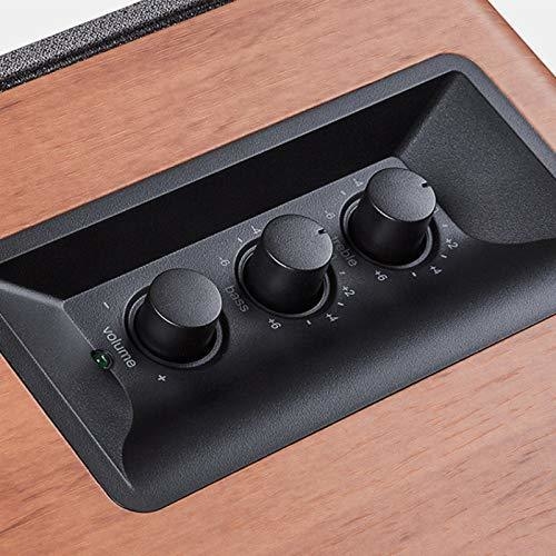 Vofull 100W Bookshelf Speakers with Hi-Res Audio and Deep Bass Response