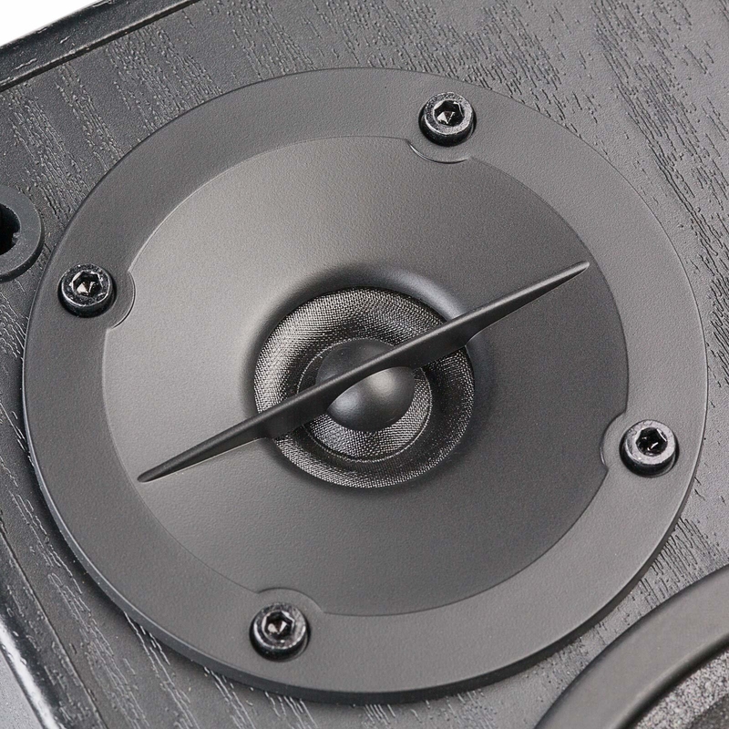 Vofull 2.0 Wooden Bookshelf Speakers with 5.25" Bass and 1" Treble Units