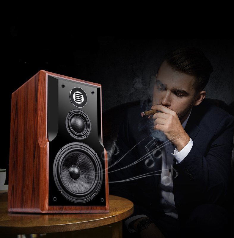 Vofull KH 508 Three Way Bookshelf Speaker with Smart Atmos Technology
