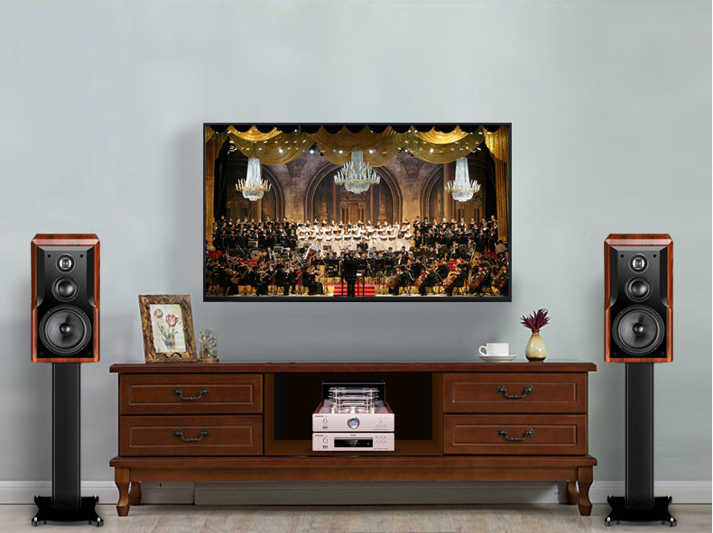 Vofull KH 508 Three Way Bookshelf Speaker with Smart Atmos Technology