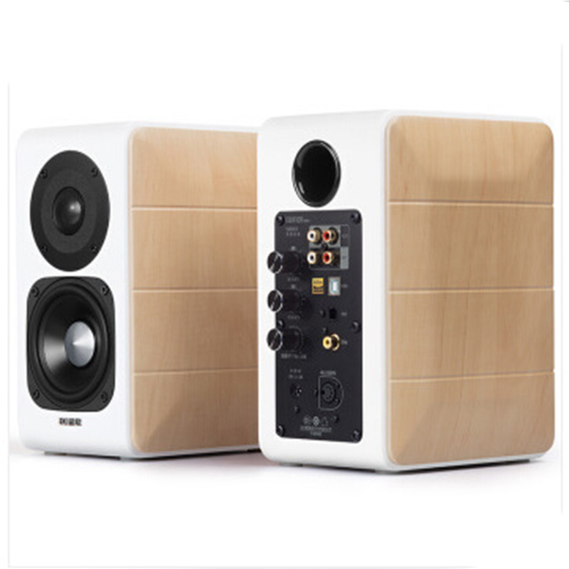40W Vofull Bookshelf HiFi Speakers with Two-Way Audio Crossover